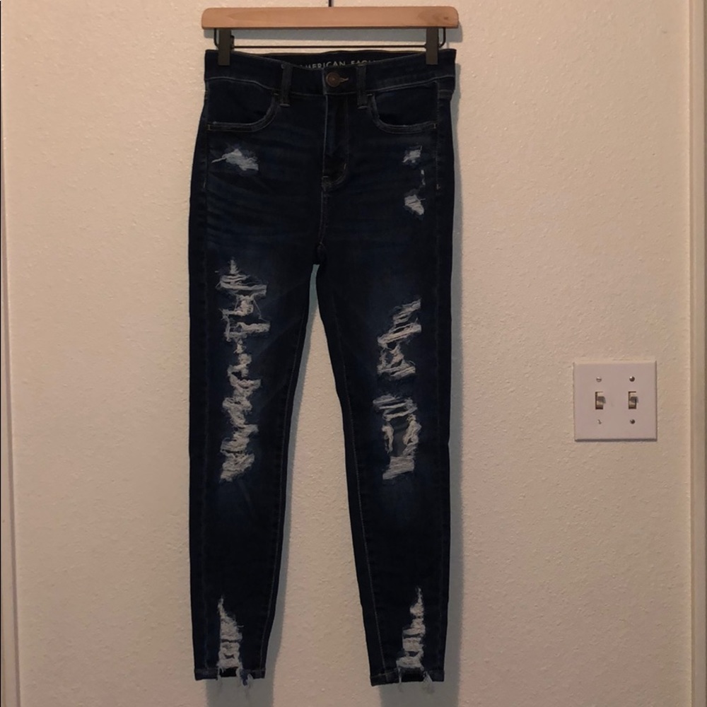 American Eagle Destroyed Jeans